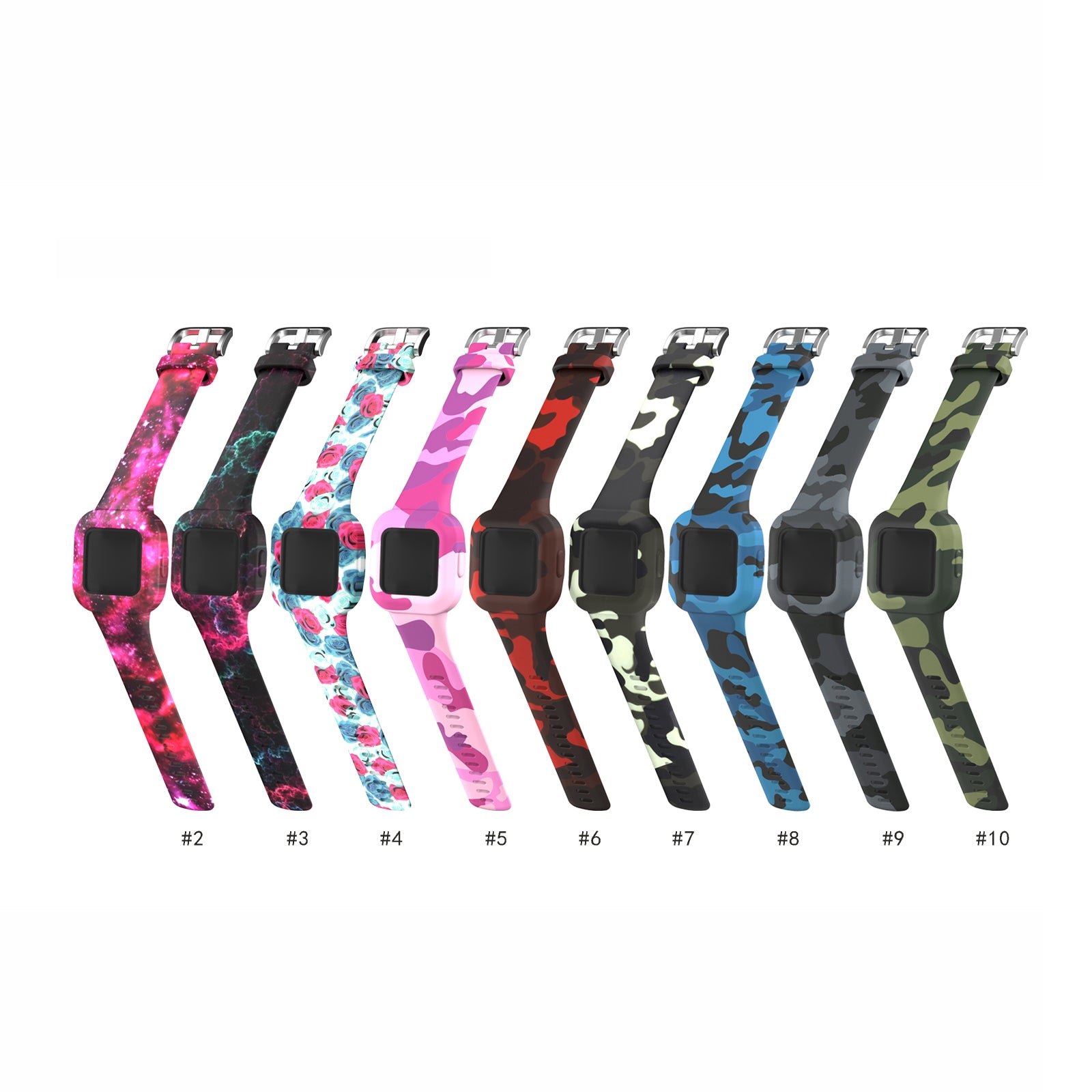 Soft Silicone Smart Watch Strap Replacement Watch Band for GarminFit JR3 Soft Silicone Smart Watch Strap Replacement Watch Band for GarminFit JR3